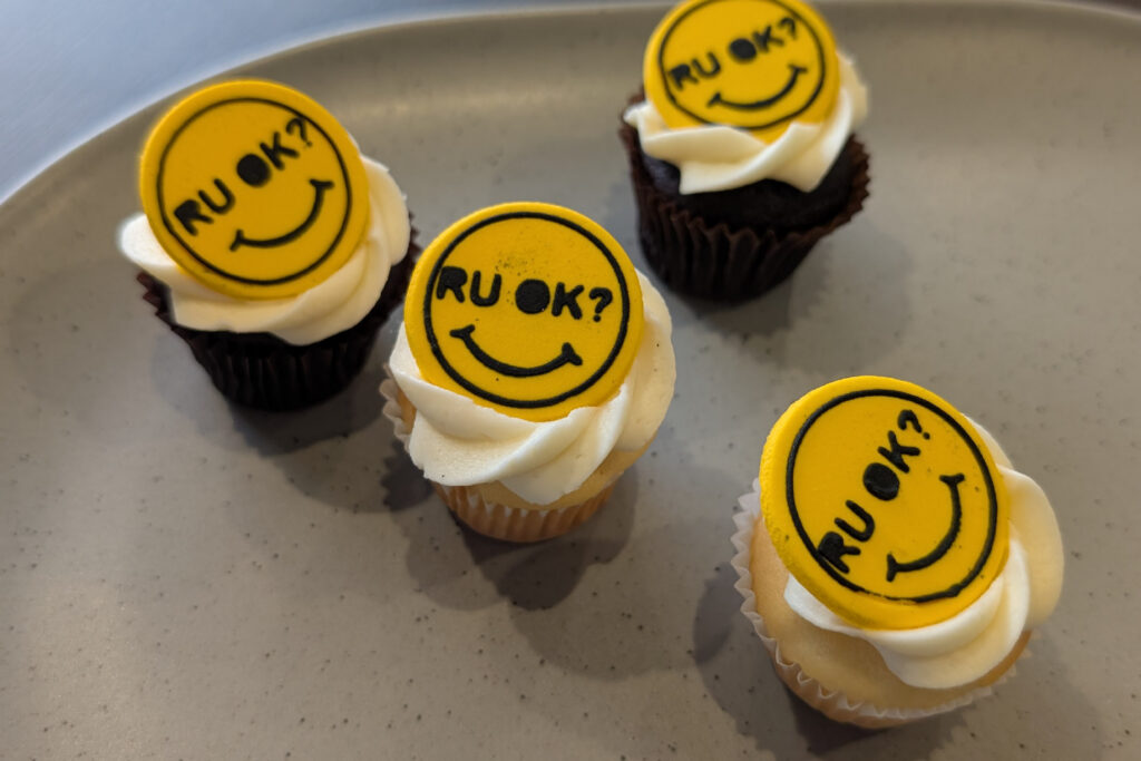 R U OK Day Cupcakes
