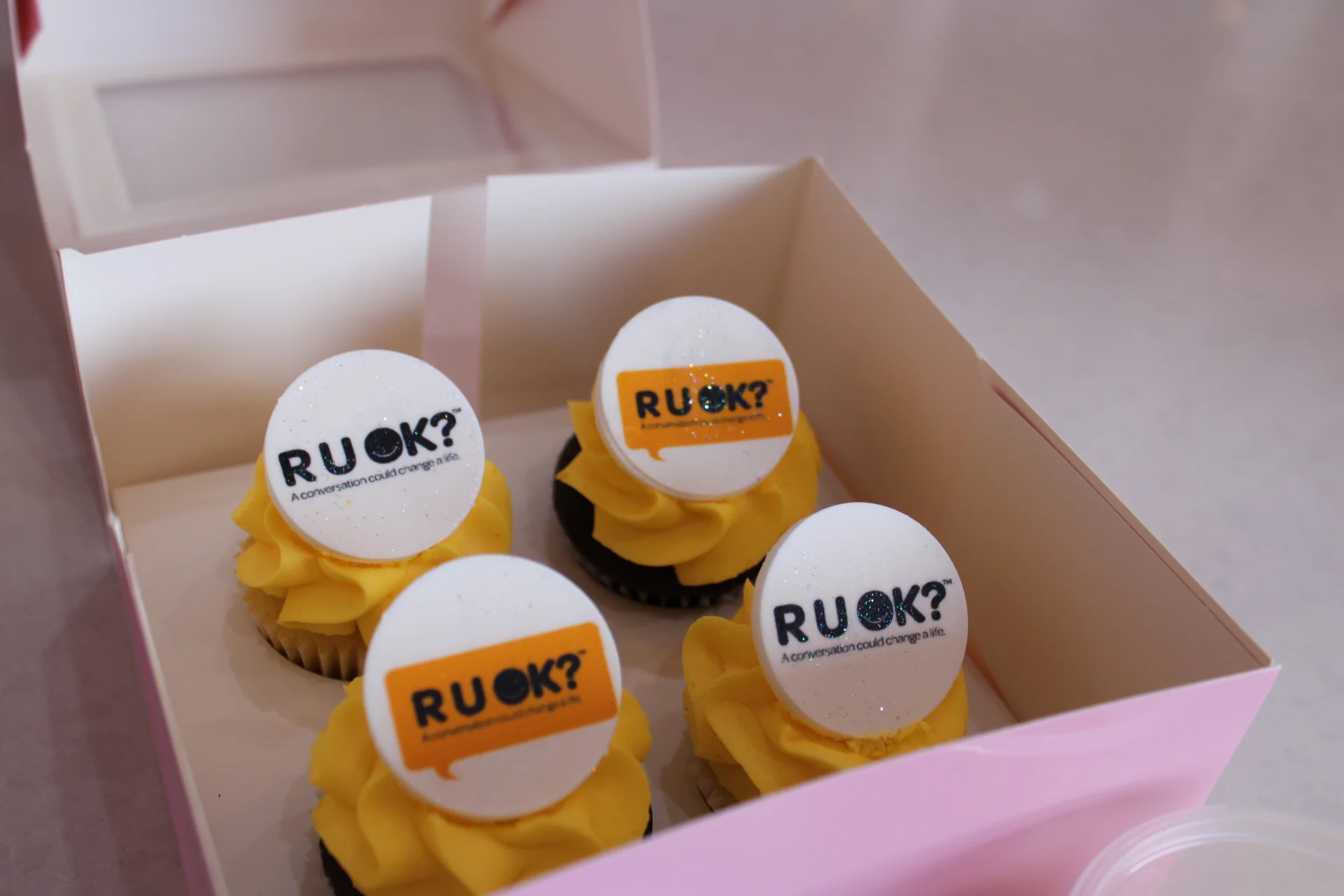 R U OK Day Cupcakes